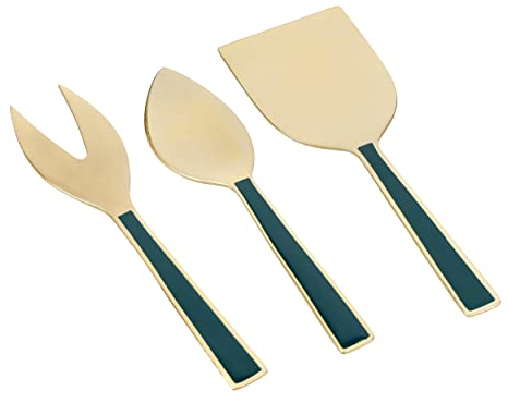 Artesà Set di coltelli da formaggio in acciaio inox, 3 pezzi, in confezione regalo