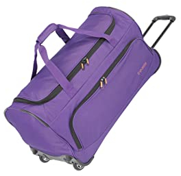 travelite Trolley Reisetasche mit Rollen, Sporttasche Basics Fresh, Weichgepäck Rolltasche groß im sportlichen Design, 71 cm, 89 Liter