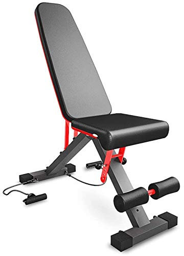Hantelbank, faltbare Hantelbank, verstellbare Hantelbank, für Ganzkörpertraining, Mehrzweck-Hantelbank, für Heim-Fitnessstudio, maximale Belastung 300 kg
