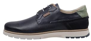 Pikolinos Zapatos Cordones en Cuero OLVERA para Caballero Color Blue