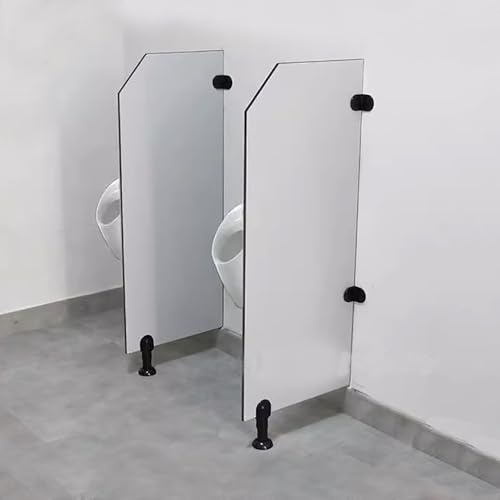 BRANII Urinal-Sichtschutz-Toilettentrennwand, Männer-Urinal-Sichtschutzblende, Urinal-Trennwand 120x45cm, for Schulen/Einkaufszentren/öffentliche Plätze (Size : 2pcs)