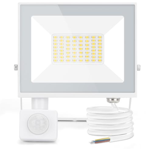 Aigostar LED-strålkastare med Rörelsesensor 30 W 6500K 2700lm
