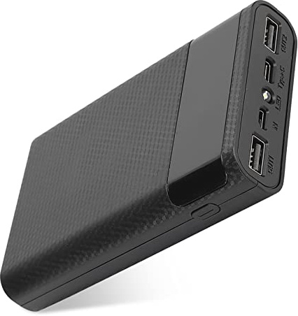 Scatola Batteria Portatile 4x Kit di Alimentazione Mobile Fai-da-te Power Bank Fai da Te La Custodia Supporta Tutti i Modelli di Telefono Cellulare Banca di