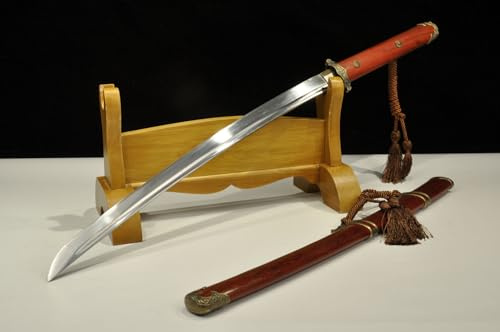TEERMA 31 Zoll China Handmade Schwert aus Hohem Mangan Stahl scharfes und echtes Katana China Schwert SW621