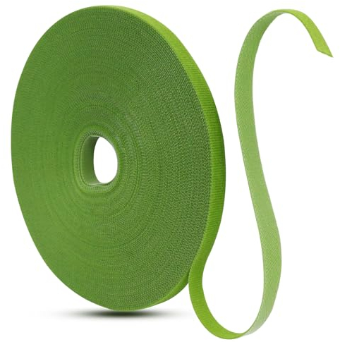 Redamancy 15m Attaches De Jardin pour Plantes, Attache Plante Grimpante, Attaches de Jardin pour Plantes, Lien pour Attacher les Tomates, Liens de Jardinage pour Ligatures, Attache Tomates Reutilisabl