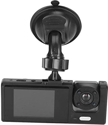 Dash con 3 Obiettivi, Registrazione in Loop con Sensore G, Videocamera per Salvataggio di Emergenza, Registratore di Guida con IR Notturno