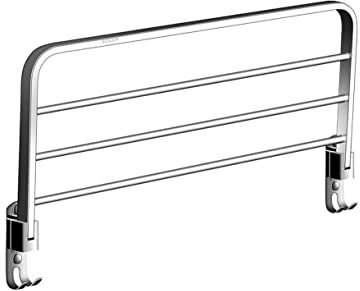 Generisch handtuchständer Handtuchhalter fürs Badezimmer aus Edelstahl mit klappbarer Handtuchstange Haken und Ablagefläche. Wandmontierter Handtuchhalter (50 cm)