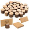 VMUTGA 30 Pièces Porte Carte Bois, Bois Naturel Support Photo Carte, Porte Menu Mariage en Support Stabil Porte Photo Mariage Comme Décoration