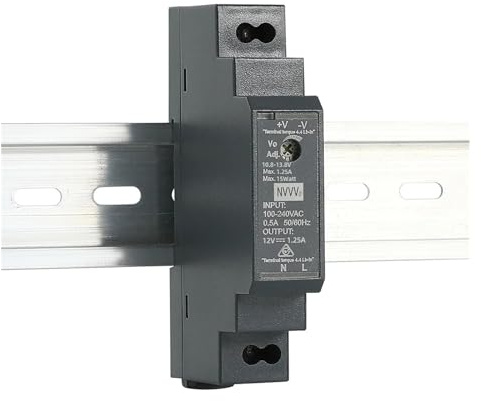Serie HDR HDR-15 Alimentatore switching su guida Din Alimentatore 5 V 12 V Trasformatore stabilizzatore di tensione AC-DC 15 W 24 V(24V)