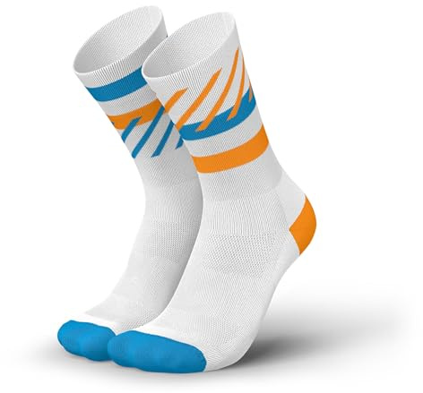 INCYLENCE - Chaussettes de compression Diagonals - pour le running - hautes/respirantes/rembourrées - protection contre les ampoules - 35-46