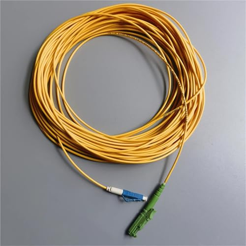 HAIZHI Cavo di prolunga in Fibra Ottica FTTH 2.0mm E2000-LC/PC 2M/20M modalità Singola G652D Cavo Patch in Fibra Ottica Fibra Optica(2M)