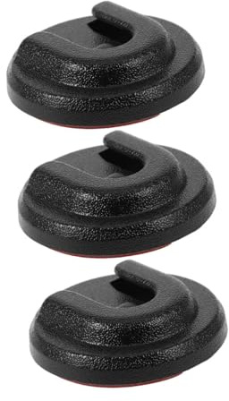 Cabilock 3pezzi Microfono Supporto per Radio Clip e Adesivo Posteriore Compatibile per Auto e Moto Resistente e Stabile
