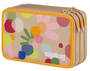 ergobag Maxi Mäppchen Set 40-Teilig, Lyra Bunt- und Filzstifte, Kleingeld Fach, Lineal, Schere