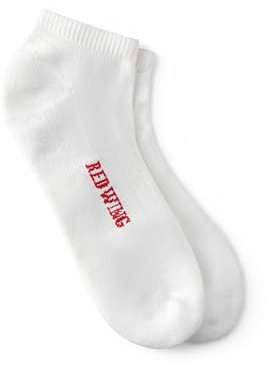 Red Wing Shoes Nilit Breeze Cooling Light Weight Low Cut Socks, Stretchable Nilit Breeze Nylon/Polyester Blend, White, 9-12 (1 pair)