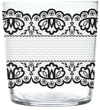 Excelsa Pizzo Bicchiere Acqua cl 37, Vetro, Trasparente, 8.5x8.5x9 cm