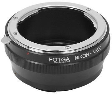 Fotga Adattatore E Mount per obiettivo Nikon F AI per Sony Mirrorless Camera A7 A7S A7RII III A9 A6000 A6300 A6500