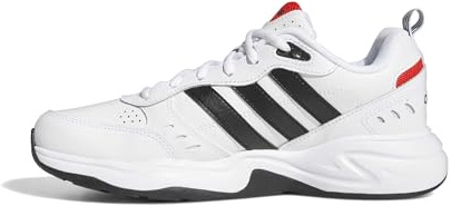adidas Hombre Strutter Shoes, Cloud White / Core Black / Active Red, 39 1/3 EU