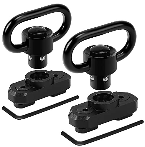 Two Point Sling Swivel Mount,1.25 Traditional QD Sling Mounts for M-Rails