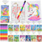 ZMLM Mini Libri da Colorare con Pastelli a Cera regalini fine festa compleanno, gadget compleanno bambini per 4 a 8 Anni Attività Artistich (24 Multicolor)
