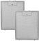 Filtri in metallo IGTOPS per cappe, 298 x 239 mm, 2 pezzi, Alluminio