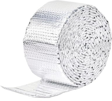 Film Isolant réfléchissant à Double Bulle 15 cm x 7,5 m pour conduits, fenêtres, garages et greniers résistants aux intempéries