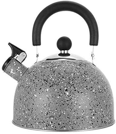 PNAWLLCF Bollitore for tè ad fischio in acciaio inox Acqua Bollitore Bollitore Bollitore con manico a prova di calore for induzione di stufa a gas
