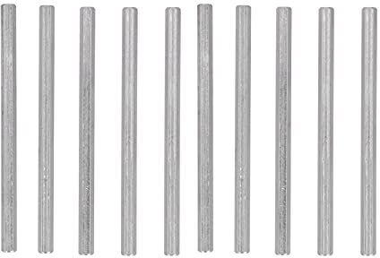 10 piezas de barra recta de acoplamiento hexagonal de tuerca de varilla larga, sujetadores de acero inoxidable para de 5 mm de diámetro, tuerca de varilla hexagonal con alta (4102-0005-0135)