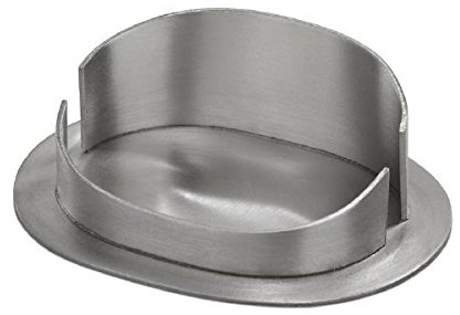 Kerzenleuchter Ovaler Silber geeingnet für Kerzen 5 x 7 cm für Taukerzen, Hochzeitskerzen, Kerzenhalter