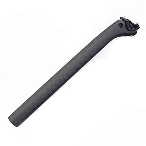 Fahrrad Sattelstütze Alfa Pasca Sattelstütze Carbon Rennrad/Mountainbike 31.6 * 350mm 3K Matt Offset
