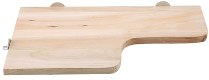 HEEPDD Hamster Sprungbrett, L-Förmige Naturholz Plattform, Kletterstand für Meerschweinchen, Chinchilla, Ratten, Kleintiere Spielzeug