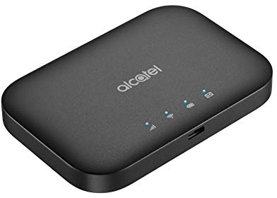 Alcatel - Link Zone Modem Mobile 4G, LTE (CAT.7), WiFi, Hotspot for up to 32 Users, 2150 mAh Battery, Black [Italy]