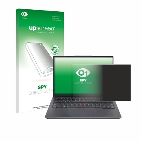 upscreen Blickschutzfolie für Lenovo ThinkPad E14 Gen 6 | Anti-Spy Displayschutz Made in Germany Privacy Screen Protector Sichtschutz Blaulichtfilter Klare Folie