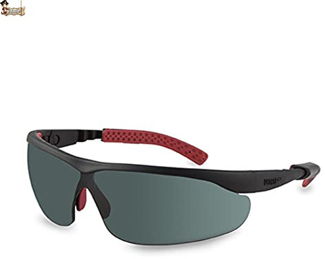 BricoLoco Gafas protección y seguridad en el trabajo. Antivaho. Antiempañante. Antirayadura. Protectoras filtro solar 5-3.1. Frontal y patillas regulables. Máxima adaptación.