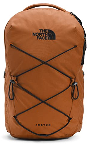THE NORTH FACE Jester Everyday Laptop Backpack, Leather Brown/Tnf Black, One Size