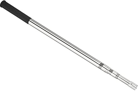 PATIKIL Telescopic Fishing Net Handle, Stainless Steel 3 Section Portable Handle Fishing Pole Tackle Tool for Landing Net