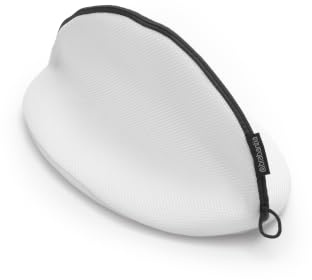 Brabantia - Wäschesack Sneakers - Aus Mesh für die Waschmaschine - Schutz für Schuhe - Reißverschluss mit Zuglaschenabdeckung - Weiche Schaumstoffschicht - Wäschezubehör - White - 25 x 23,5 x 46 cm