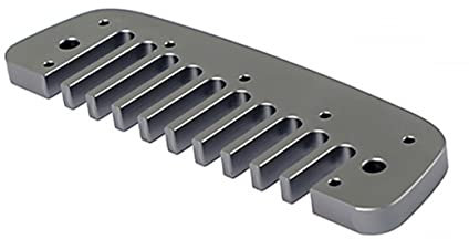 Mikinona 1pc Harmonica Comb Metal Parts for Music Lovers Durable Fine Polished Surface for Diy Projects Enhances Performance Safe for Mouth Use