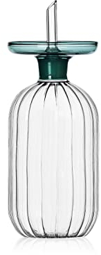 Ichendorf Milano Oliera Alta | Collezione Lotus | 35 cl | Vetro Borosilicato | Fatto a Mano