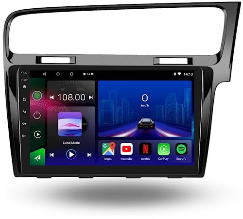 For VW Golf MK7 2013-2019 Android 12 Car Stereo Head Unit CarPlay Android Auto Bluetooth GPS SatNav Volkswagen RHD