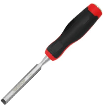 1PC Flat Wood Chisel Hand Tool Set Professional Carpentry Tool for Basic Detailed Carving Woodworkers Gouges with Ergonomic Grip (Size : 12mm)