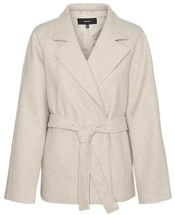Vero Moda Giacca da Donna VMFORTUNEAYA, Farina d'avena, M