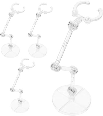 Vaguelly 4stücke Actionfiguren-ausstellungsständer Mit Desktop Figur Halter Aus Kunststoff Für Figurensteht Anzeige Display Und Modellregal Zur Aufbewahrung Und Präsentation