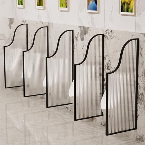 Bodenstehende Urinal-Schallwand Für Erwachsene,Urinal-Trennwand Aus Gehärtetem Glas,Urinal Schamwand,WC Trennwand,modische Hotel-Toilettentrennwand,Toilettenschutz,Urinal-Sichtschutz,Toilettenschutz (