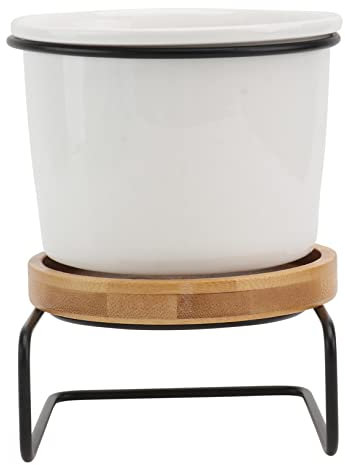 pflanzenständer, blumenstand, blumenstander Blumenregal pflanzenhocker pflanzentopf blumentopf hoch indoor holz seule Garten Blumentreppen Pflanzentreppe Ablagen deko gold metall weiß schwar