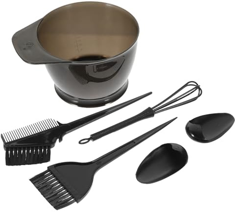 Healeved 10pcs Hair Tool Kit Dye Root Touch-up Soft Brush Dye Kit Easy to Clean Home Salon Use