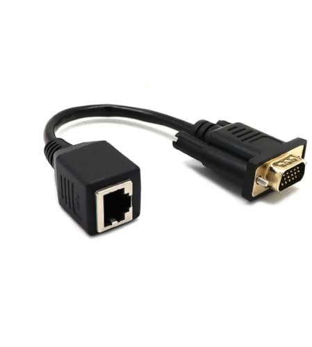 Connecteurs VGA femelle/mâle vers RJ45 femelle Convertisseurs de fils