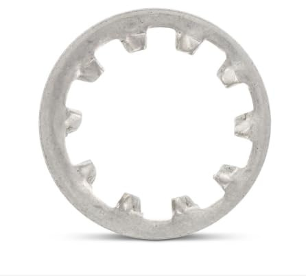 Discos dentados individuales M2 hasta M30 de V2A, arandela de seguridad dentada interior de acero inoxidable (50 unidades, M7)