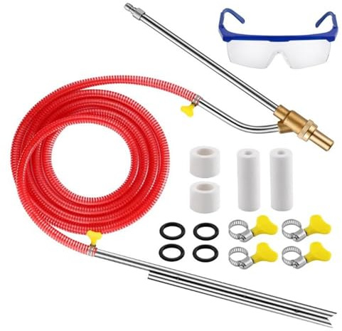 Pressure Washer Sandblasting Kit - Sandblaster with Quick Disconnect, 5000 PSI for Power Washers, Upgrade Sandblast Kit for Efficient Sandblasting