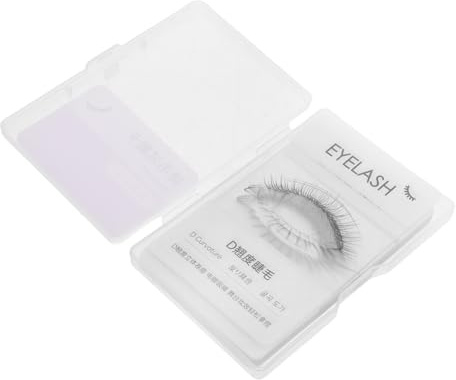 EPIGEIST 12 St Eyelash Trial Card med Kompakt Falsk Franshållare för Professionell Salong och Makeup Platsbesparande Displaykort för Realistisk Fransprovning och Stilval