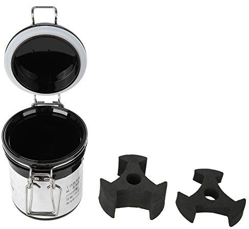 Réservoir de stockage de colle à cils, pot de stockage scellé activé, cylindre de conteneur